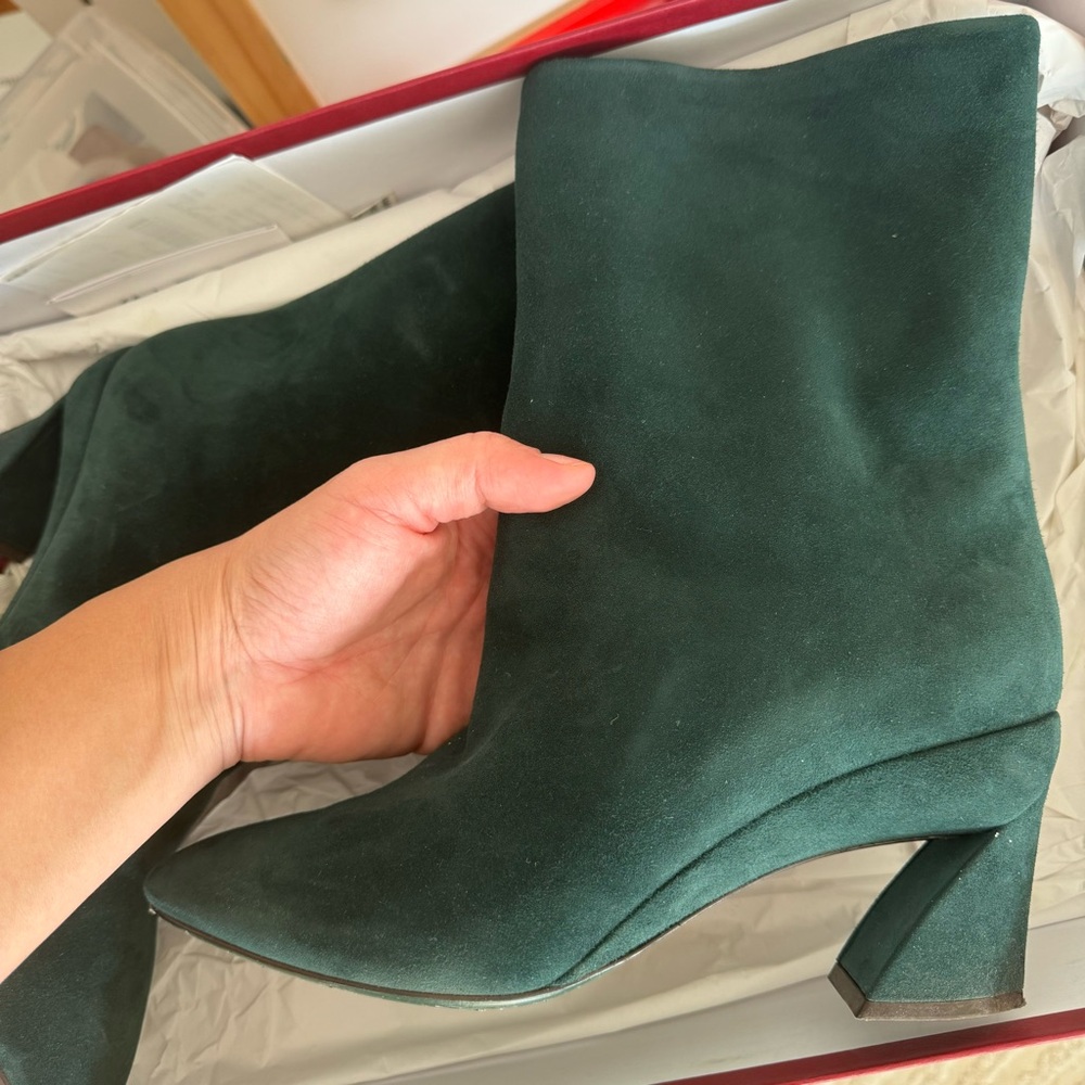 Salvatore Ferragamo Suede Calf Boots